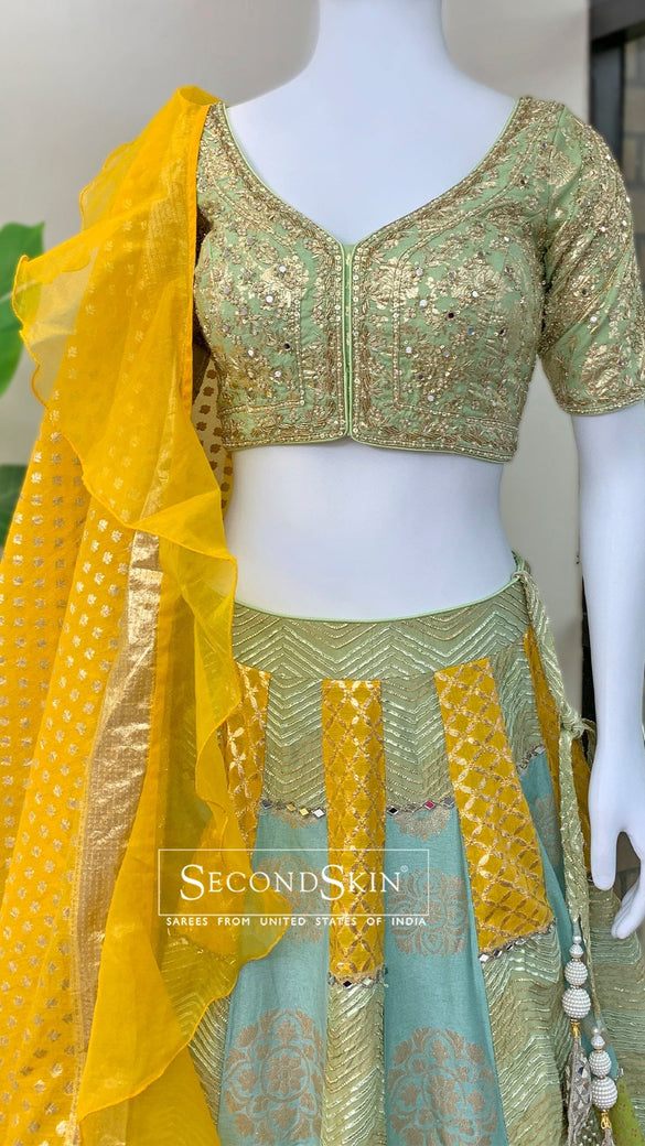 Banarasi Lehenga In Multi-Colour