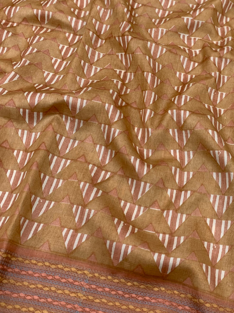 Tussore Saree