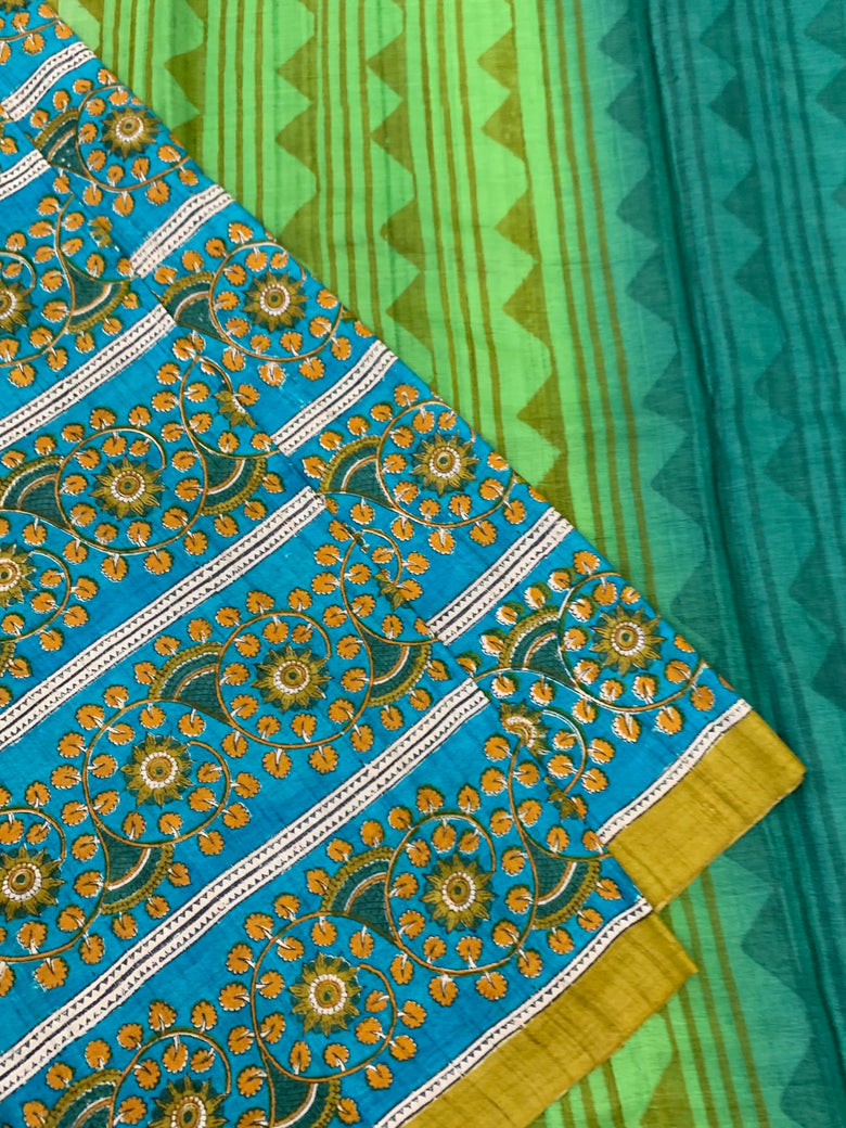 Tussore Saree