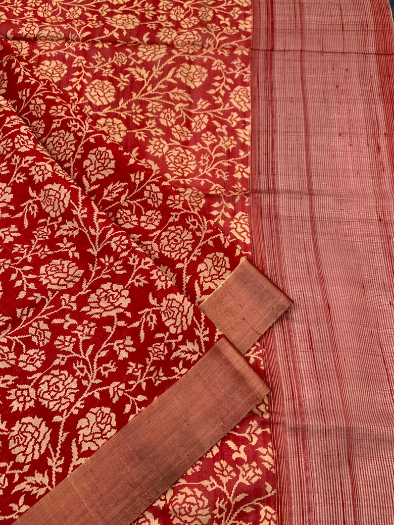 Tussore Saree