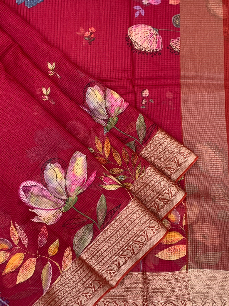 Cotton Kota Saree