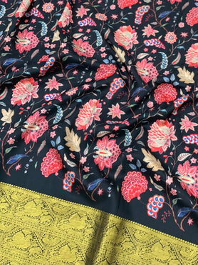 Kanjeevaram printed Saree 