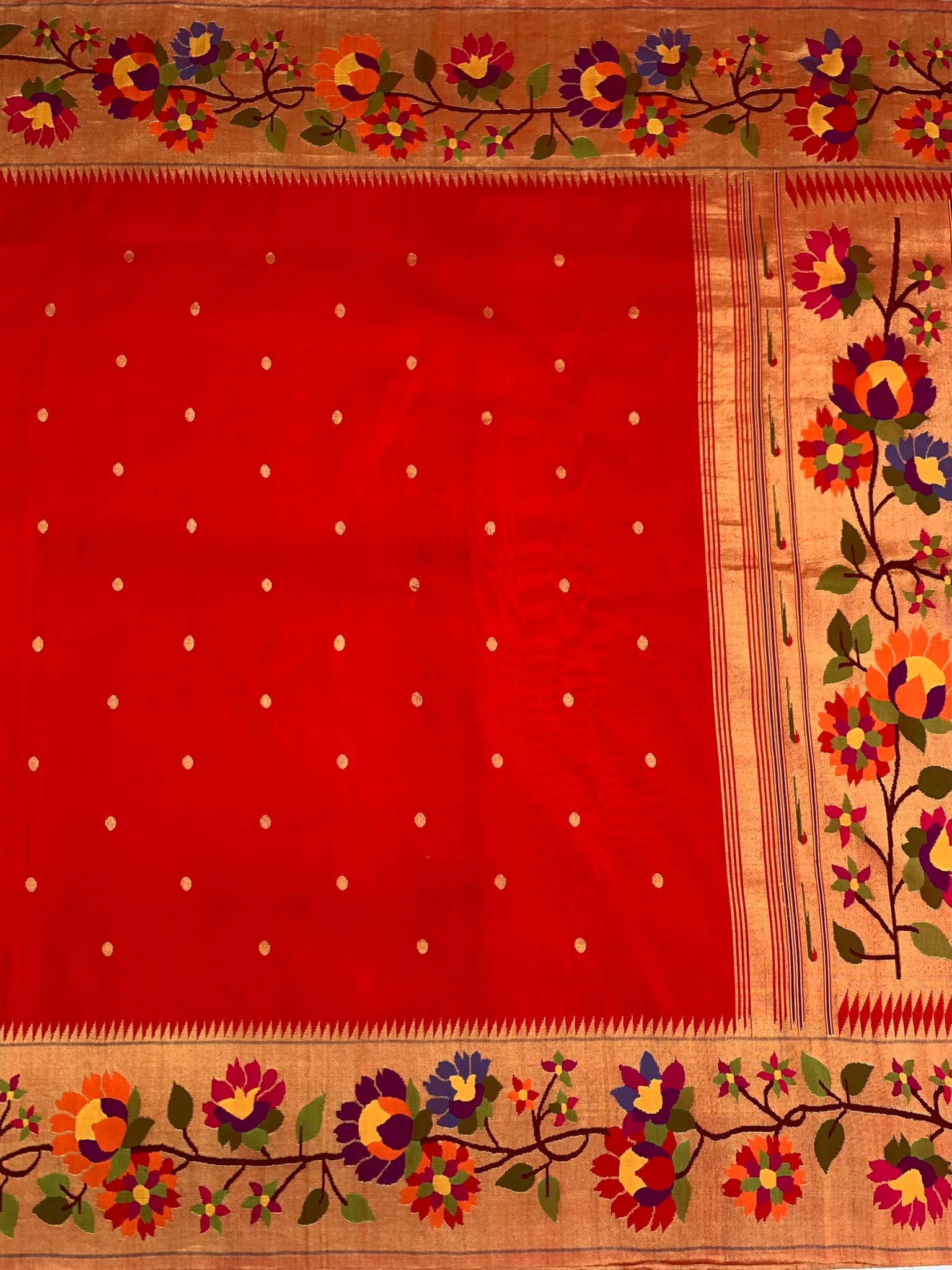 Hand Embroidery Saree Border | Jana Art - YouTube